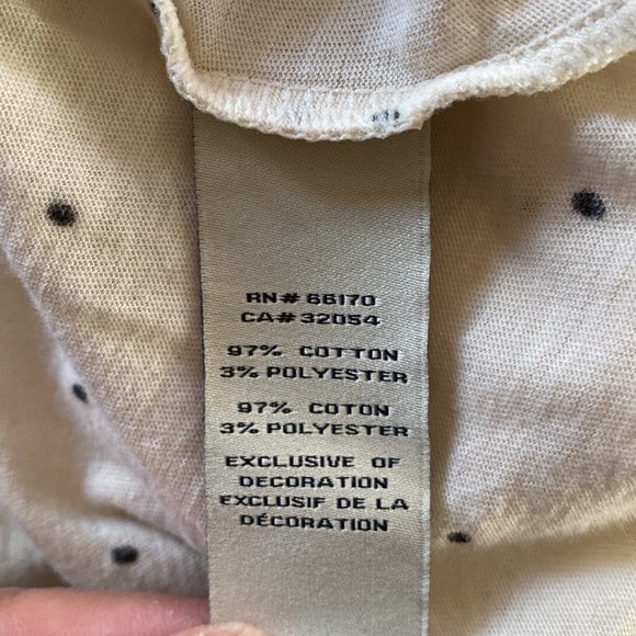 Anthropologie Ric Rac ruffle polka dot long sleeve short - Picture 7 of 11